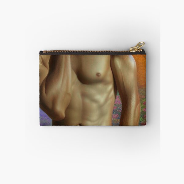 Item preview, Muscular Man in Carlsbad Flower Fields  designed and sold by Places On Earth.