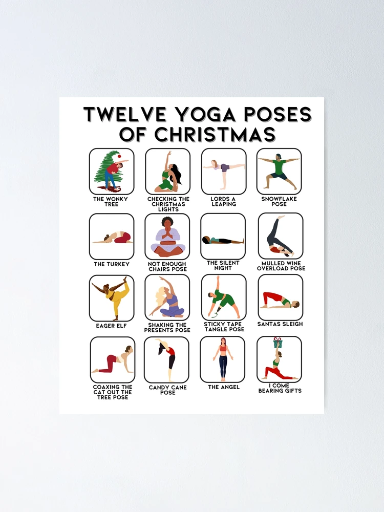 Christmas Themed Yoga Poses for Kids + FREE Lesson Plan