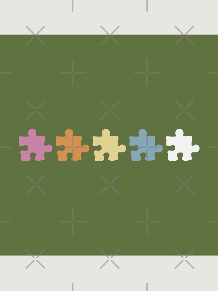 Thumbnail 6 von 6, Premium Oversized Pullover, Five middle objects puzzle pattern 9 designt und verkauft von LemonCreamyyyy.