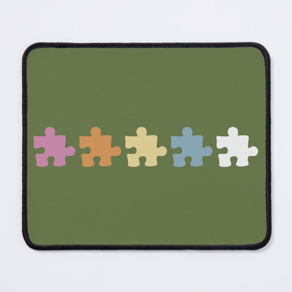 Item preview, Five middle objects puzzle pattern 9 designed and sold by LemonCreamyyyy.