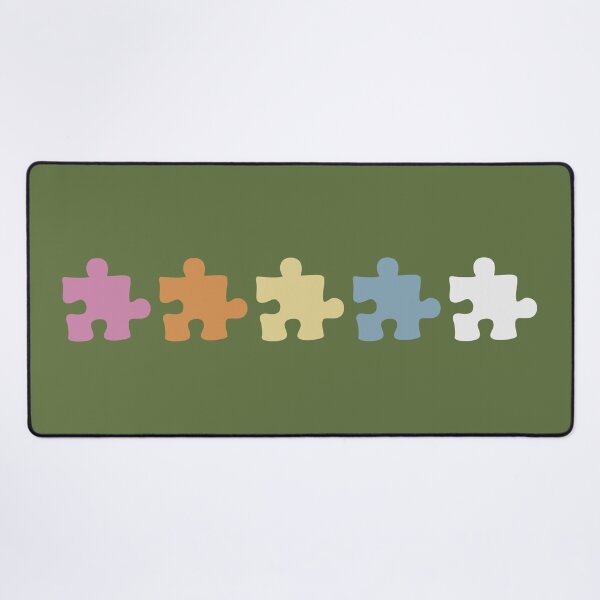 Item preview, Five middle objects puzzle pattern 9 designed and sold by LemonCreamyyyy.