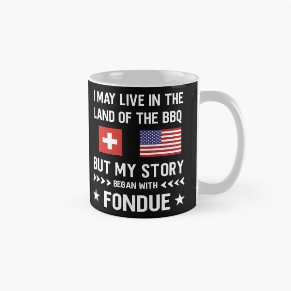 Item preview, I may live in the land of bbq my story is Swiss designed and sold by Curious-Arts.