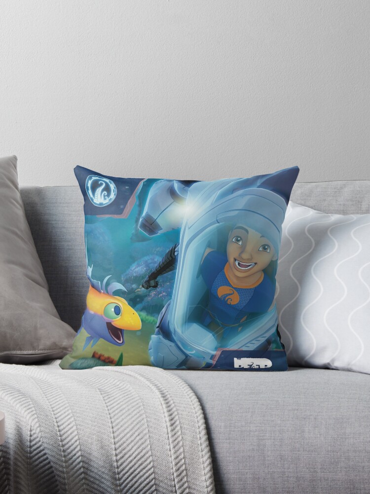 Throw Pillow, The Deep - Ant & Jeffery designed and sold by Charles Davenport