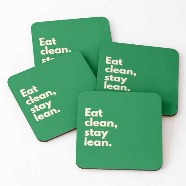 Item preview, Eat Clean, Stay Lean.  designed and sold by quoteworthy.