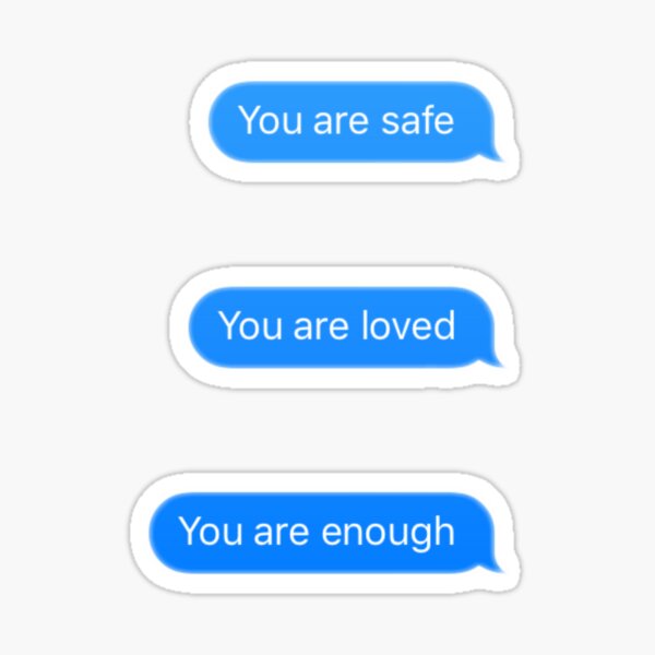 Nice Texts Sticker