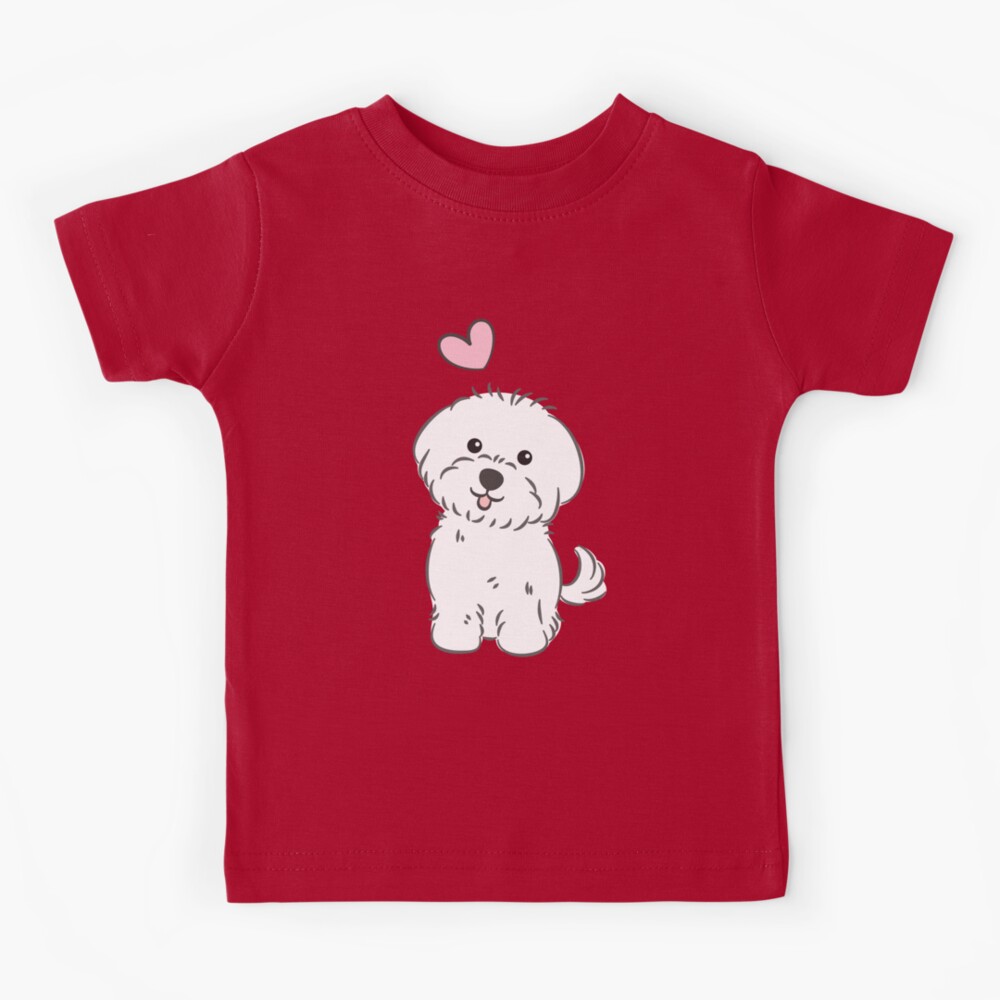 ★WAIKEI★ Dog is love Maltese toy short sleeve t-shirt whit MUSINSA | WAI KEI Dog is Love Maltese Toy Short Sleeve T