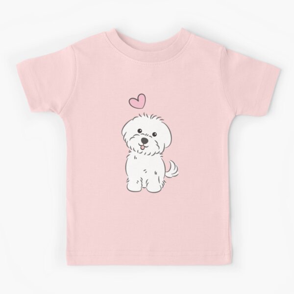 Item preview, Love Maltese Dog - pink designed and sold by Lulupainting.