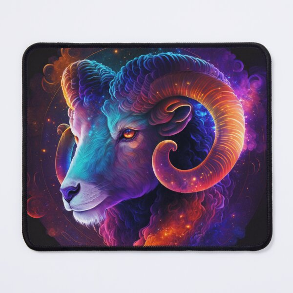 Item preview, Aries Blaze V4: A Zodiac Portrait in a Cosmic Galaxy designed and sold by TheNightLife.