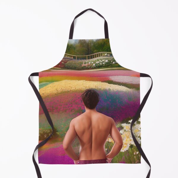 Item preview, Carlsbad Flower Fields Shirtless Guy designed and sold by Places On Earth.