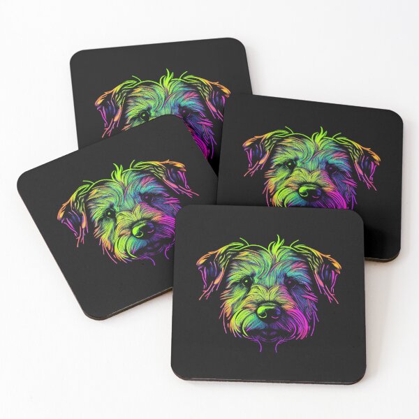 Item preview, Dandie Dinmont Terrier Dog Colorful Paint Splash designed and sold by rafaeltto.