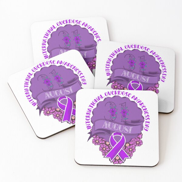Item preview, INTERNATIONAL OVERDOSE AWARENESS DAY FLORAL RETRO designed and sold by HomeCoquette.