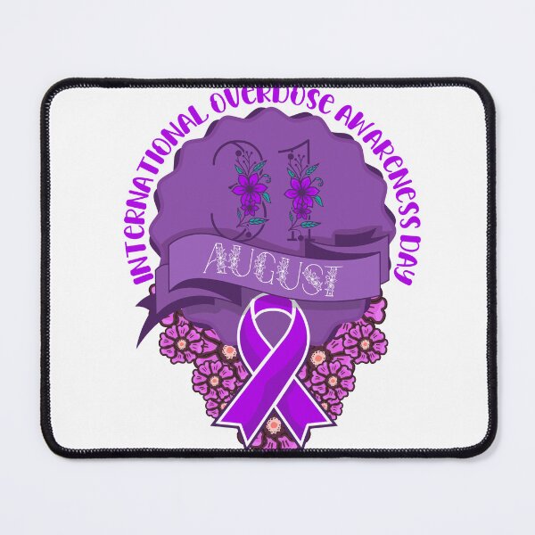 Item preview, INTERNATIONAL OVERDOSE AWARENESS DAY FLORAL RETRO designed and sold by HomeCoquette.