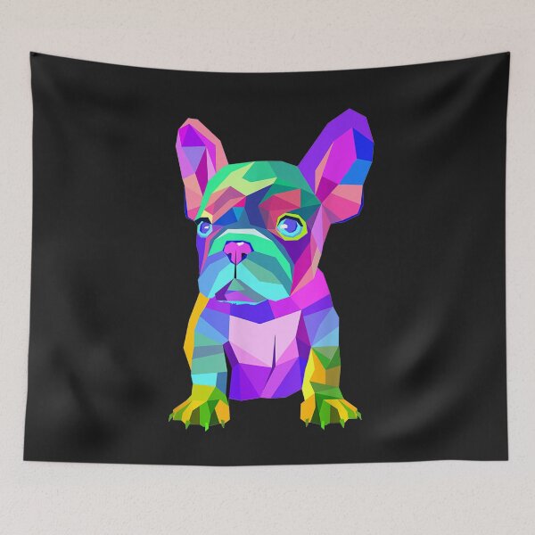 Item preview, Cute French Bulldog, Colored Dog Breed Design T-Shirt designed and sold by Bobby-Bancel.