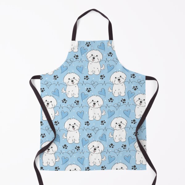 Item preview, Love Maltese Dog - blue designed and sold by Lulupainting.