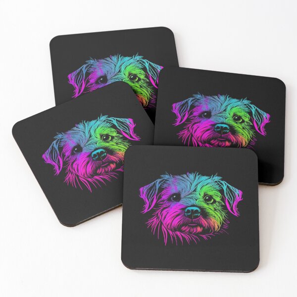 Item preview, Dandie Dinmont Terrier Dog Colorful Paint Splash designed and sold by rafaeltto.