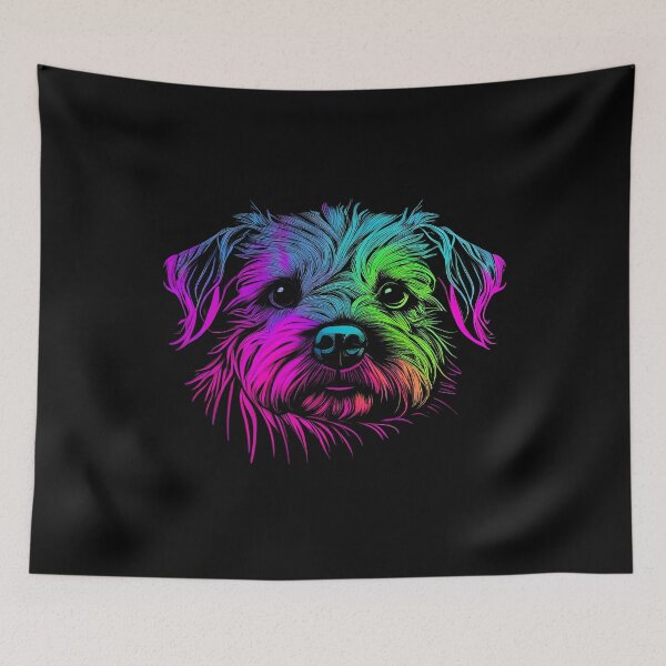 Item preview, Dandie Dinmont Terrier Dog Colorful Paint Splash designed and sold by rafaeltto.