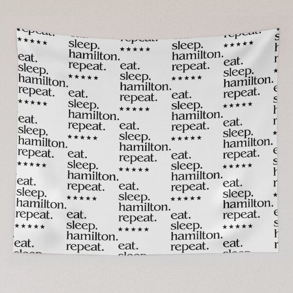 Item preview, Hamilton eat sleep repeat designed and sold by CustomTrendyss.