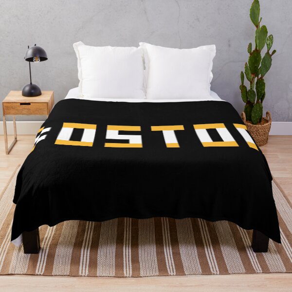 Item preview, Pixel NHL Boston in Home Colors (White Gold) designed and sold by gkillerb.