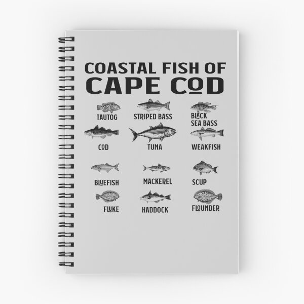 Item preview, Cape Cod Fishing Souvenir Coastal Fish Of Cape Cod  designed and sold by funnytshirtemp.