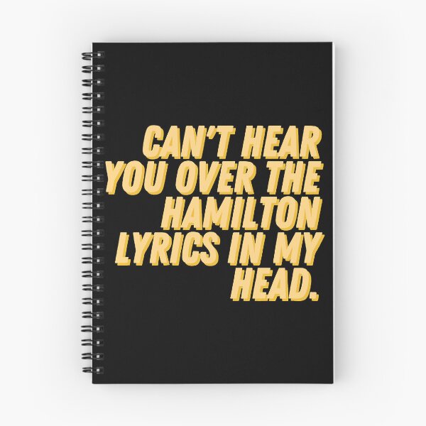 Item preview, Cant hear you over the Hamilton lyrics in my head  designed and sold by CustomTrendyss.