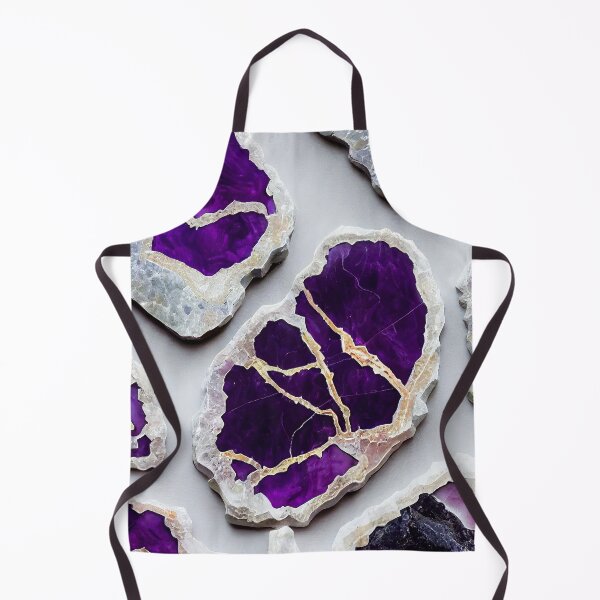 Item preview, Amethyst violet marble pieces designed and sold by AppleElf.