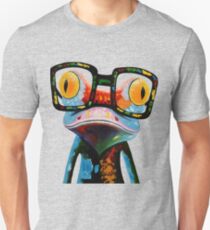 Hipster Frog Nerd Glasses Unisex T-Shirt
