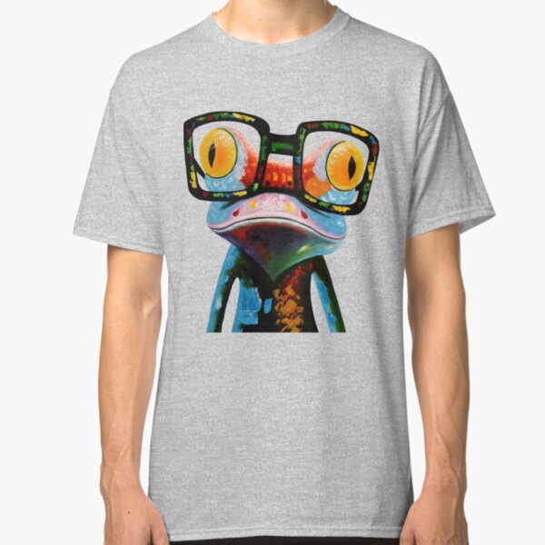 Hipster Frog Nerd Glasses Classic T-Shirt