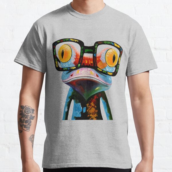 Hipster Frog Nerd Glasses Classic T-Shirt