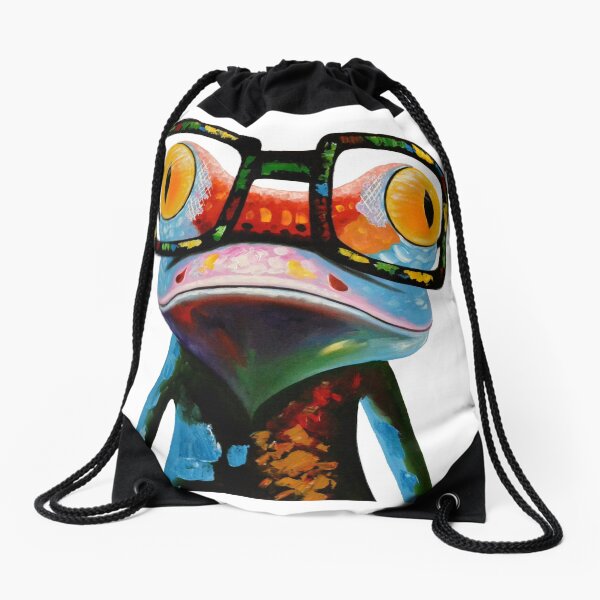 Gafas Hipster Frog Nerd Mochila saco