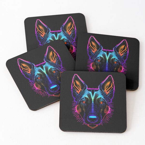 Artikelvorschau, Dutch Shepherd Dog Colorful Paint Splash entworfen und verkauft von rafaeltto.