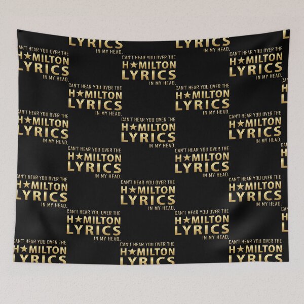 Item preview, Can_t hear you over the Hamilton lyrics in my head designed and sold by customtcket06s.