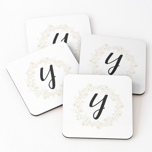Item preview, Monogram Y In  A  Wreath Of Wildflowers designed and sold by Tasha-design.