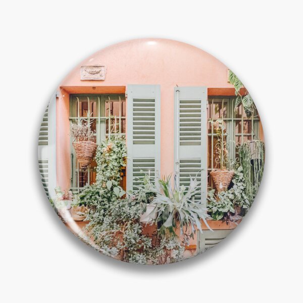 Item preview, French Riviera Pastel Print, Côte d'Azur France Poster, South of France Travel Print, Retro Travel Poster, Orange Turquoise House designed and sold by radub85.