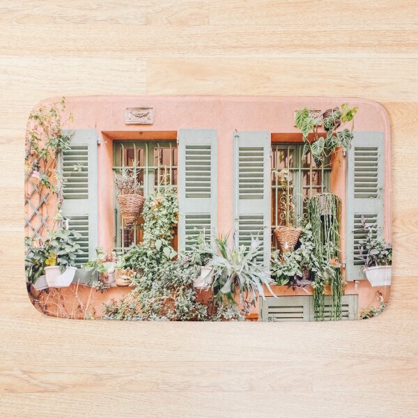 Item preview, French Riviera Pastel Print, Côte d'Azur France Poster, South of France Travel Print, Retro Travel Poster, Orange Turquoise House designed and sold by radub85.