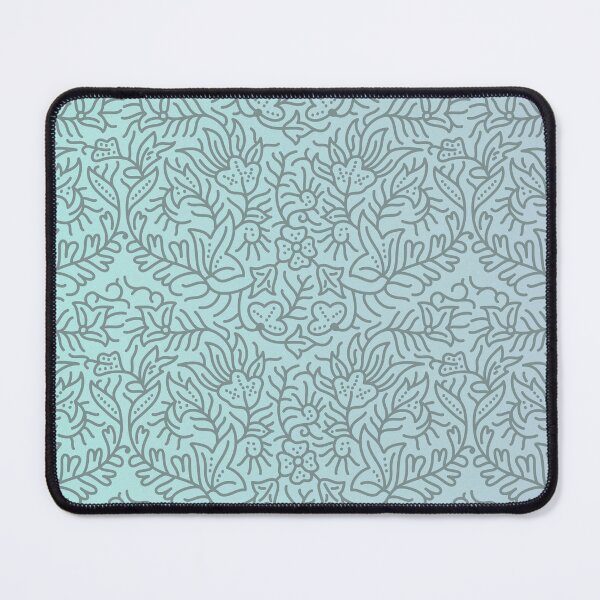 Item preview, Vintage Turquoise Floral Pattern, Retro Floral Design Gifts For Flower Lovers  designed and sold by Flowerartlovers.