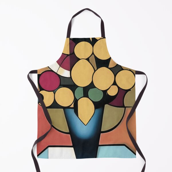 Item preview, Yellow Daffodils In A Blue Vase Geometric Style Art designed and sold by taiche.
