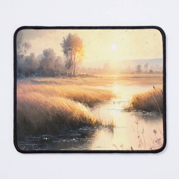 Item preview, Cool Watercolor Art-The Lush Riverlands  designed and sold by letsgetinspired.