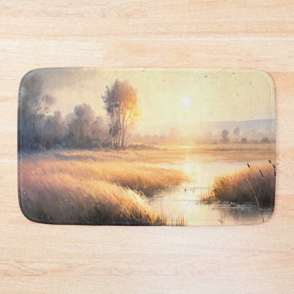 Item preview, Cool Watercolor Art-The Lush Riverlands  designed and sold by letsgetinspired.