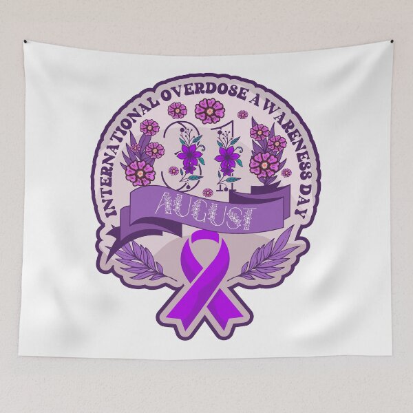 Item preview, INTERNATIONAL OVERDOSE AWARENESS DAY 31 AUGUST ANTI DRUGS designed and sold by HomeCoquette.