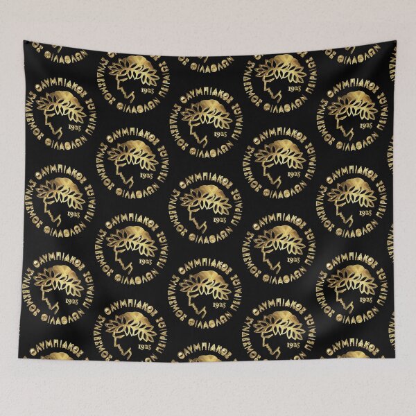 Item preview, Gold Version of Greek Football Pride Olympiacos Piraeus designed and sold by BeamOnWoode.