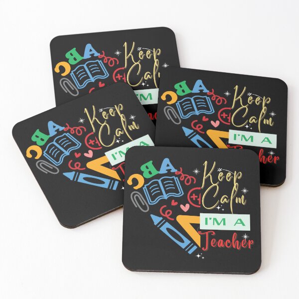 Item preview, Keep Calm I'm teacher designed and sold by Caviar-Studio.