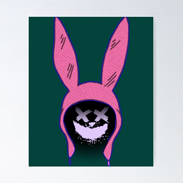 Louise belcher bunny ears from bobs burgers Postcard for Sale by Mayme