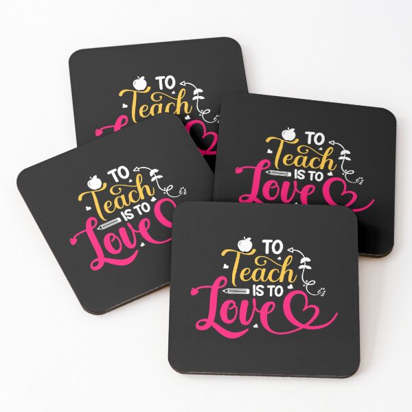 Item preview, To Teach Is To Love Teacher Valentine Kindergarten Teacher designed and sold by topdesignarts.