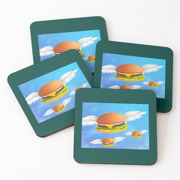 Item preview, Flying Burgers Premium  designed and sold by HesteGifShop.