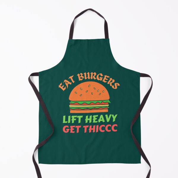 Item preview, Funny eat burgers lift heavy get thic   designed and sold by HesteGifShop.