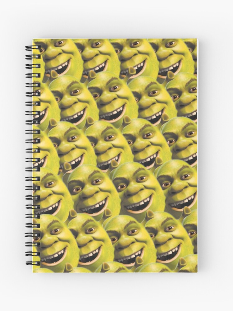 Shrek on the Croc | Spiral Notebook