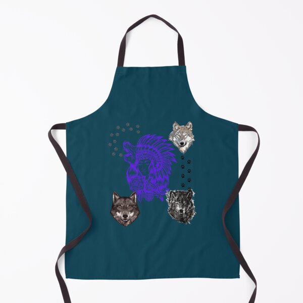 Item preview, Blue wolf lady designed and sold by FitCustomDesign.