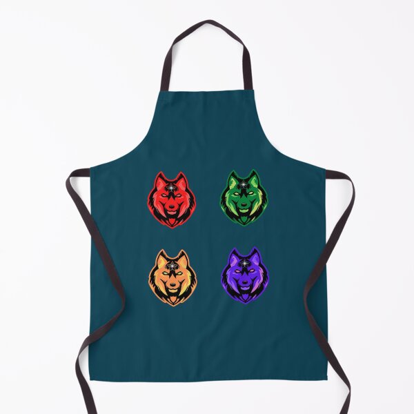 Item preview, Colorful Wolf Head designed and sold by FitCustomDesign.