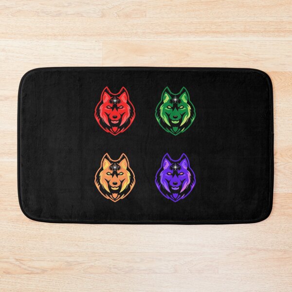 Item preview, Colorful Wolf Head   designed and sold by FitCustomDesign.