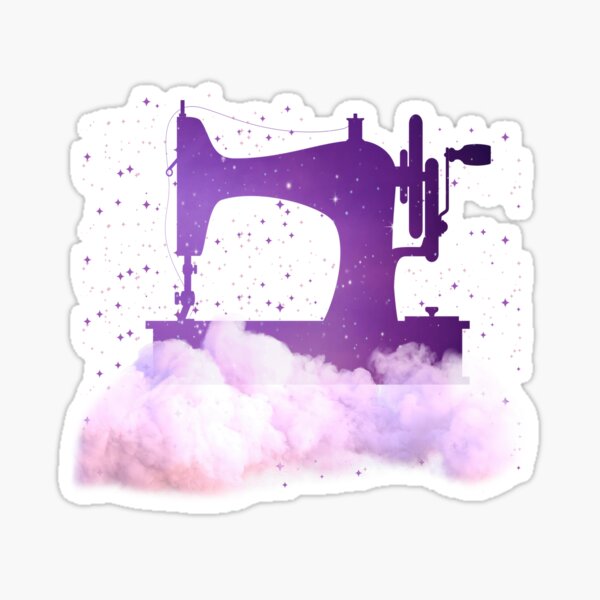 Item preview, Cute Sewing machine Art With CLoud Design For Quilting Lovers Sewing Quilt Gift designed and sold by Thecitiesstore.